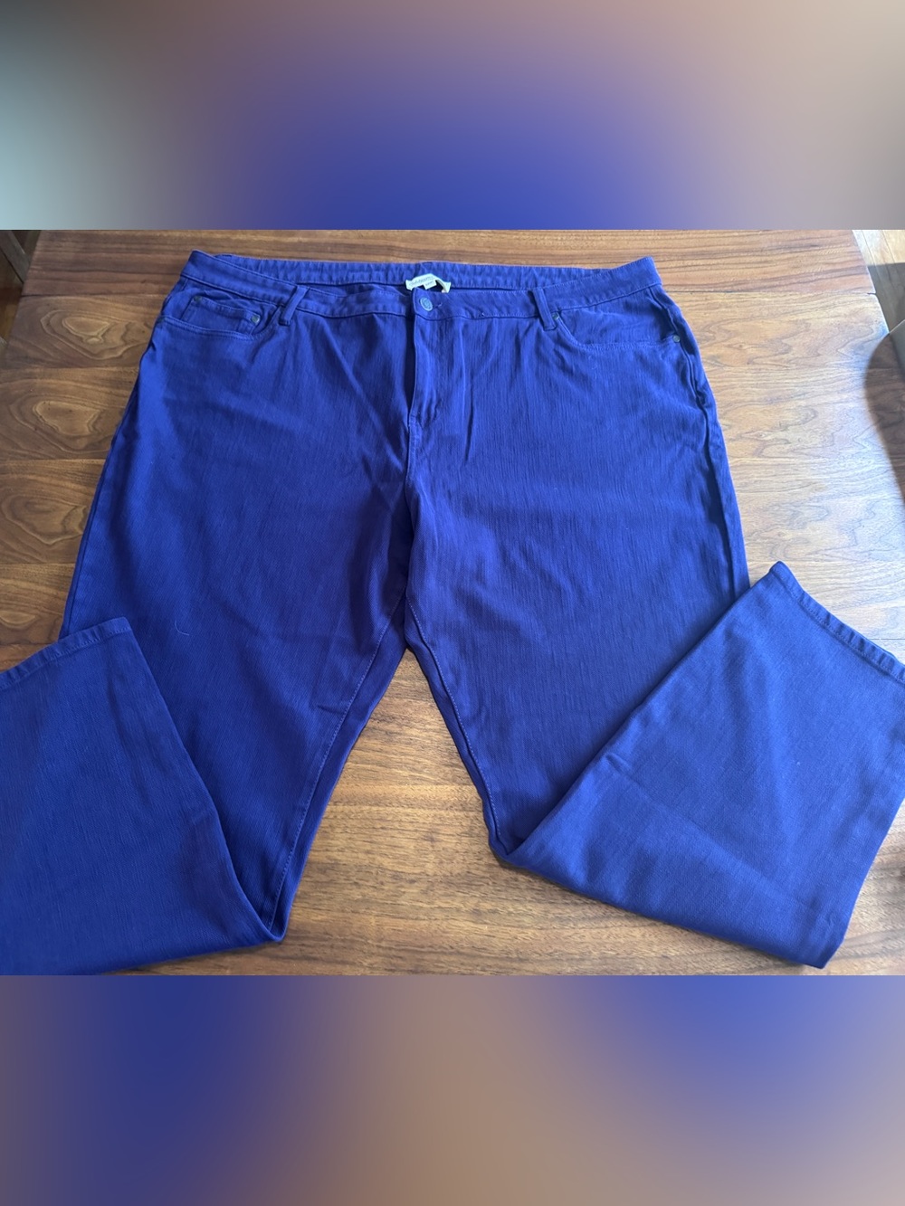 Coldwater Creek Purple Stretch Jeans in Great Condition Plus Size 24 W Straight